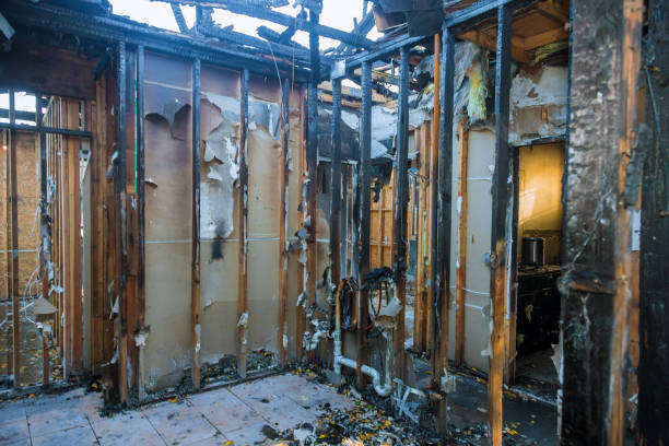 Professional Fire Damage Restoration technician working in Elizabethtown, PA